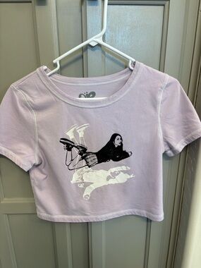 Olivia Rodrigo Purple Crop Top